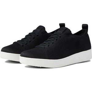 FitFlop: Rally Black Multi-Knit E01 Sneakers (size 9)